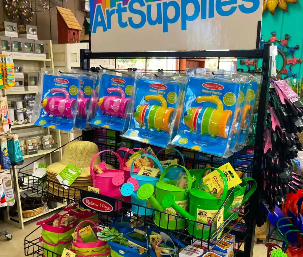 Image of children's art supplies at Dutch Plant Farm